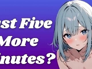 [f4m] Just Five More Minutes?  Gf Practice Morning Orgy Asmr Audio Roleplay