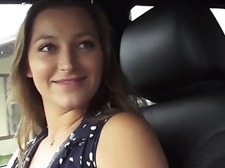 Big Rump Hooker Dani Daniels Tastes The Woo Right In The Car - James Deen