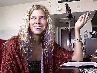 School Hippie Fucked & Covered In Spunk